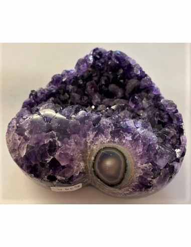Amethyste cactus coeur geode