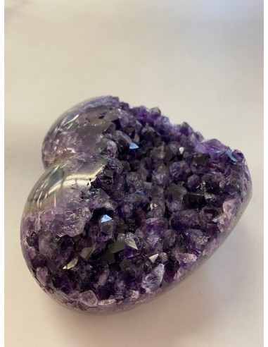Amethyste cactus coeur geode