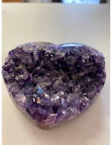 Amethyste cactus coeur geode