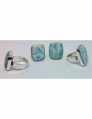 Grandes Bagues en Larimar Nouvelle arrivage