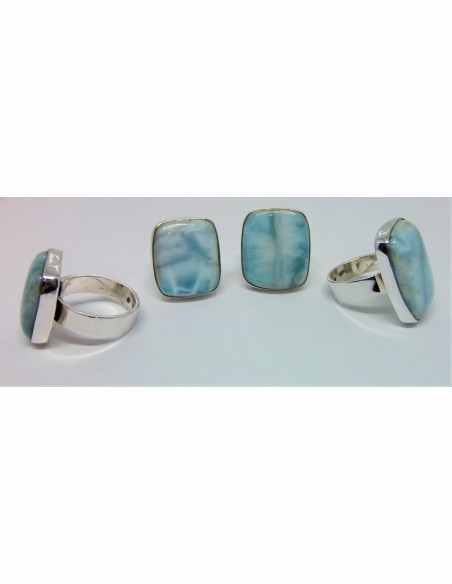 Grandes Bagues en Larimar Nouvelle arrivage