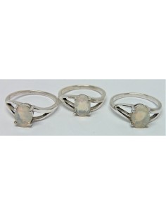 Opale noble Bague argent 2