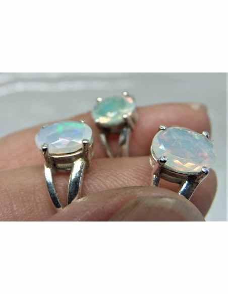 Opale noble Bague argent
