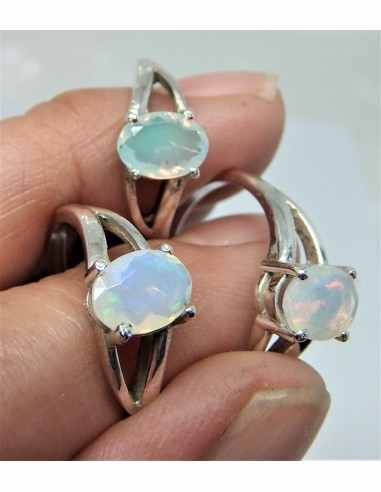 Opale noble Bague argent