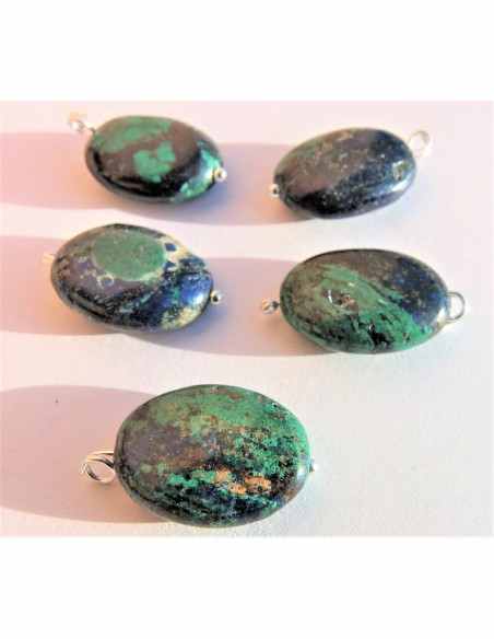 Azurite malachite pendentif