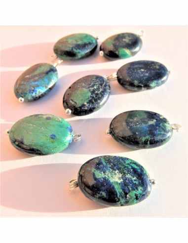 Azurite malachite pendentif