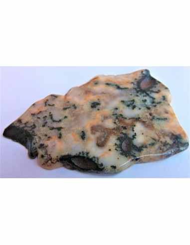 Galet agate crazy lace orange