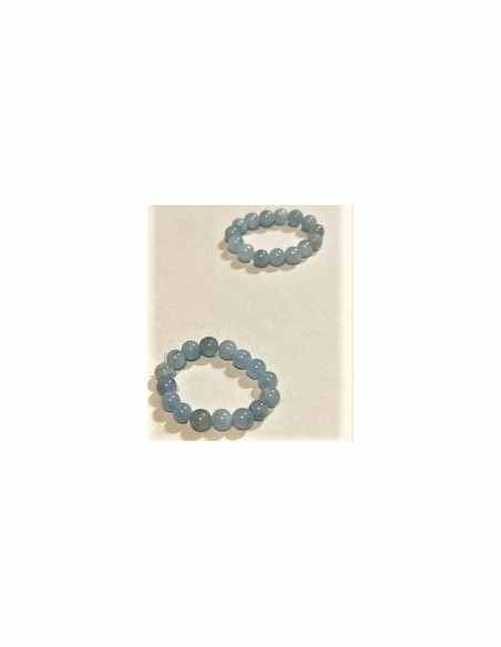 Aigue marine anneau  4mm