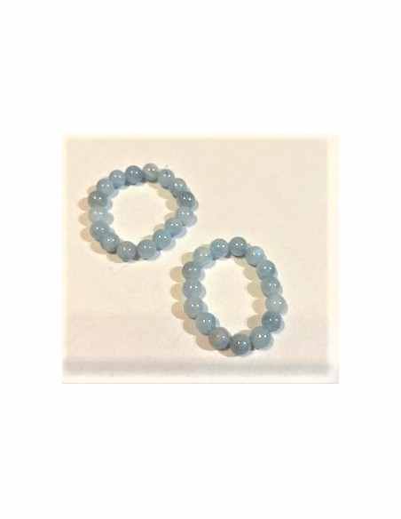 Aigue marine anneau  4mm