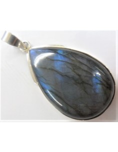 Pendentif labradorite montee argent