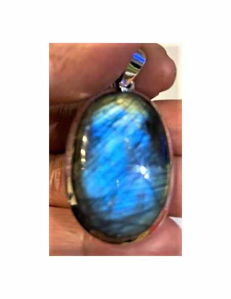 Grand Pendentif labradorite argent Grand Pendentif labradorite argent
