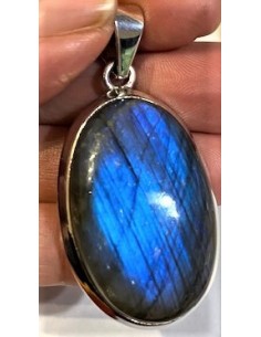 Labradorite grand pendentif  argent 2