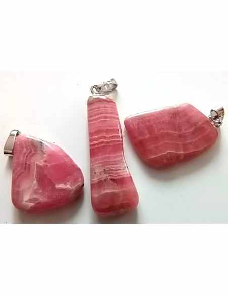 Rhodocrosite grand pendentif Rhodocrosite grand pendentif