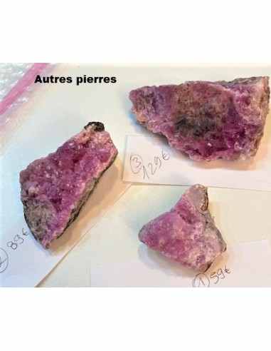 Cobaltocalcite fushia cristalisee