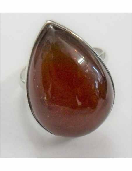 Bague cornaline reglable