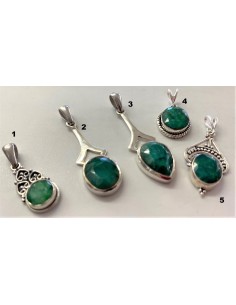 Pendentif emeraude