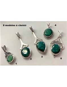 Pendentif emeraude 2