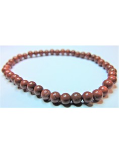 Jaspe rouge 4mm bracelet