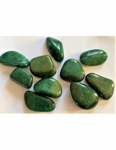 Grand Pendentif aventurine verte