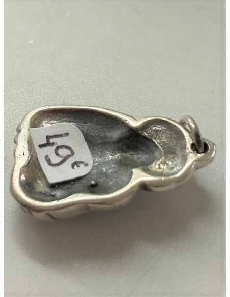 Bouddha Pendentif argent