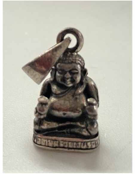 Bouddha argent Pendentif