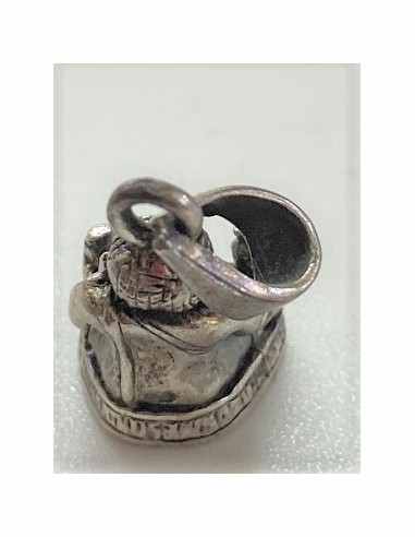 Bouddha argent Pendentif