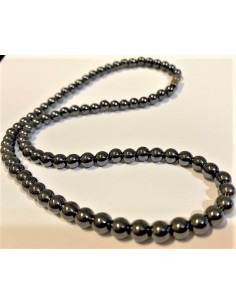 Hematite 6mm collier
