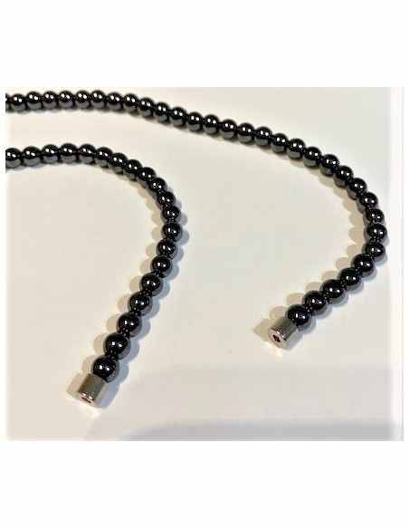 Hematite 6mm collier