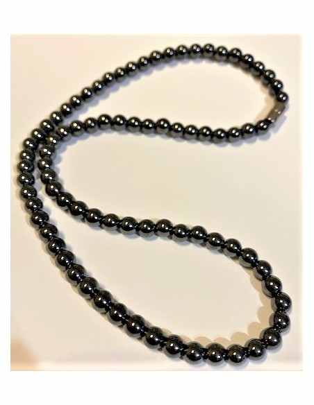 Hematite 6mm collier