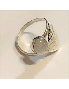 Bague rectangulaire pierre de lune
