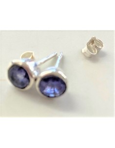 Tanzanite Boucles gemmes 2