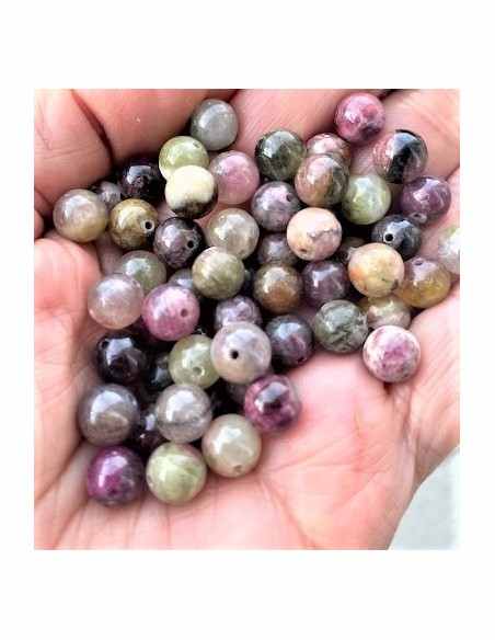 Tourmaline melon d'eau 8mm Tourmaline melon d'eau 8mm