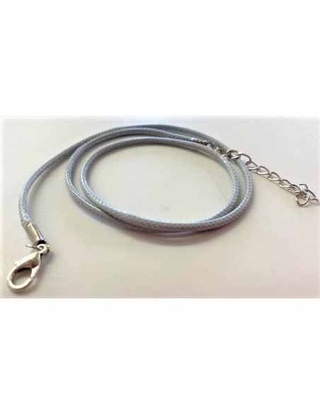 Cordon de coton noir fermoir