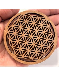 Fleur de vie en bois 7cm