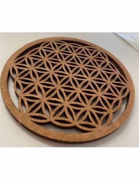 Fleur de vie en bois 7cm