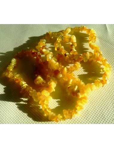 Bracelet en opale jaune barroque