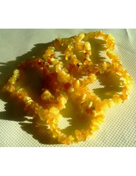 Bracelet en opale jaune barroque