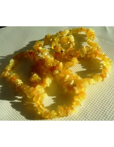 Bracelet en opale jaune barroque