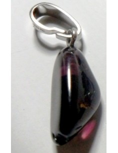 Grenat almandin pendentif argent 2