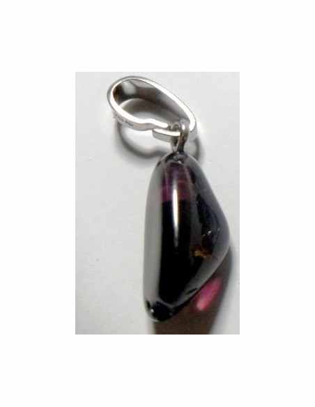 Grenat almandin pendentif argent Grenat almandin pendentif argent