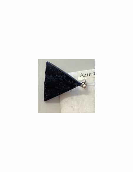 Azurite triangle pendentif Azurite triangle pendentif
