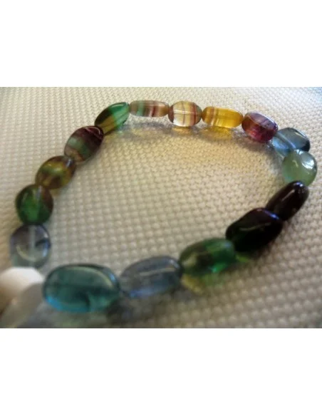 Fluorite jaune en bracelet Fluorite jaune en bracelet
