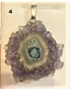 Amethyste cactus en pendentif