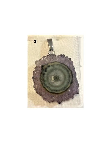 Amethyste cactus en pendentif