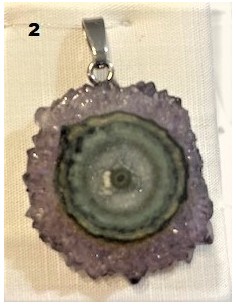 Amethyste cactus en pendentif