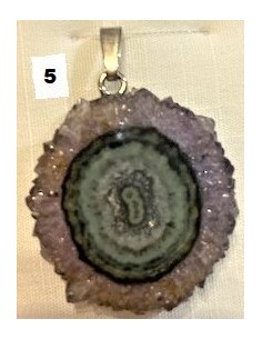 Amethyste cactus en pendentif