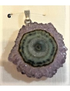 Amethyste cactus en pendentif