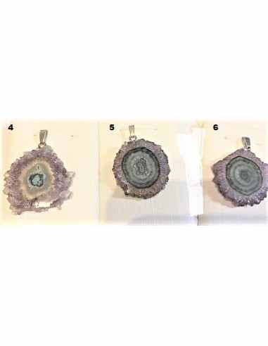 Amethyste cactus en pendentif