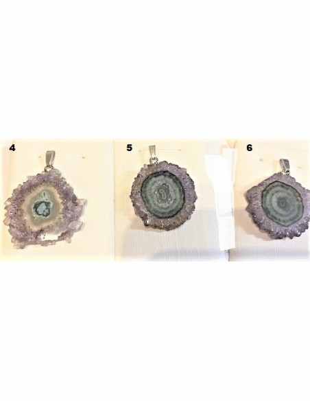 Amethyste cactus en pendentif