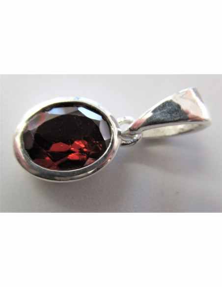 Grenat pendentif argent Grenat pendentif argent